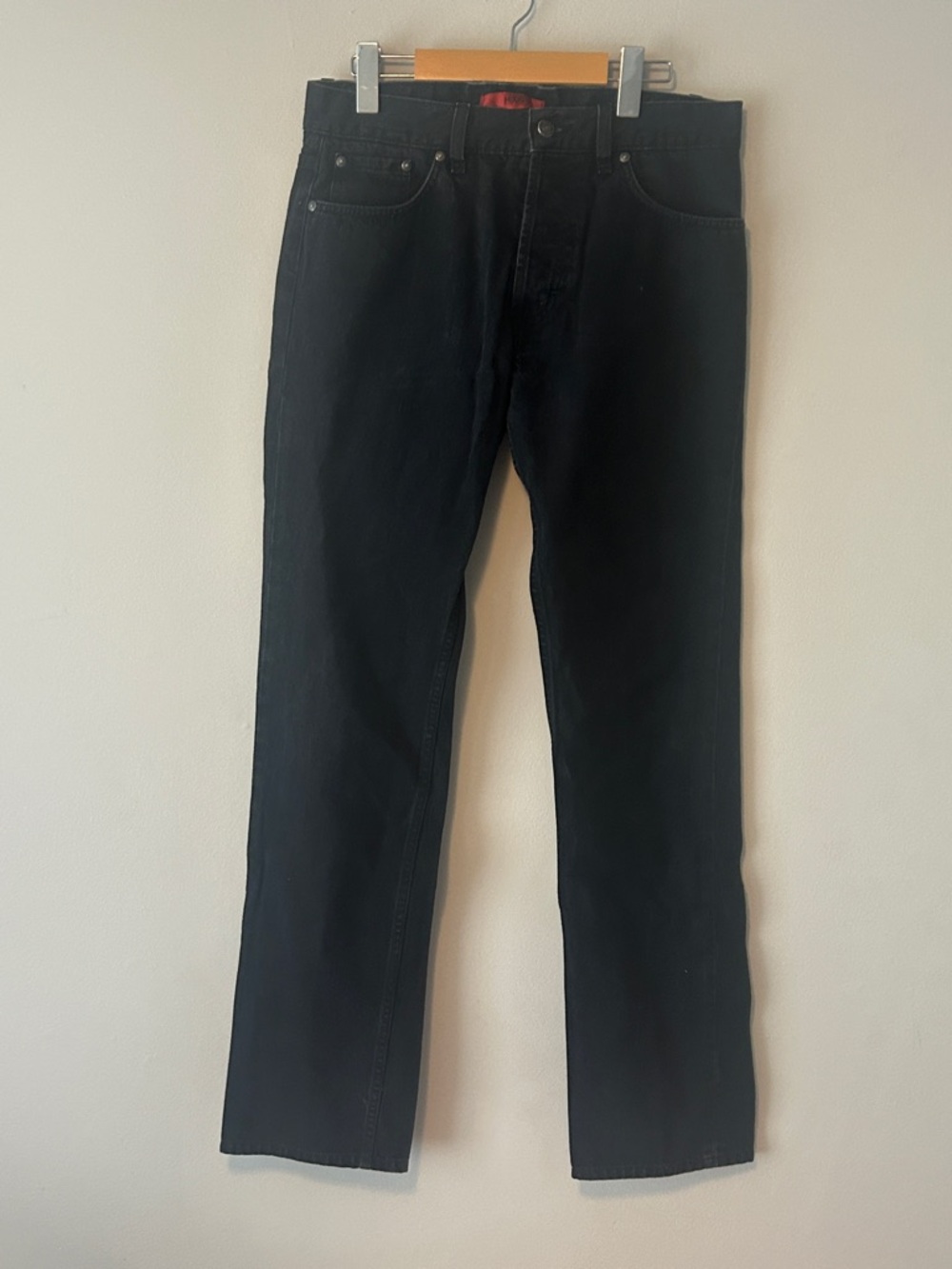Hugo Boss Women's Black Straight-Leg Jeans